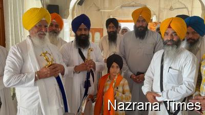 Pride of Sikh Panth: Teghbir Singh, 6, Scales Europe’s Highest Peak, Honoured at Sri Akal Takht Sahib