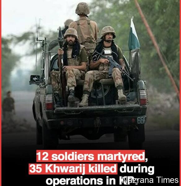 Deadly Clashes in Bajaur, South Waziristan Leave 12 Soldiers Martyred, 35 Militants Dead