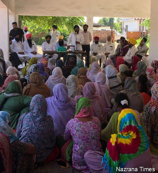 ਪਿੰਡ ਜੋਧਾਨਗਰੀ ਦੇ ਵਿਕਾਸ ਕਾਰਜ ਤੇਜ਼ੀ ਨਾਲ ਕਰਵਾਏ ਜਾ ਰਹੇ ਹਨ -ਆਪ ਆਗੂ