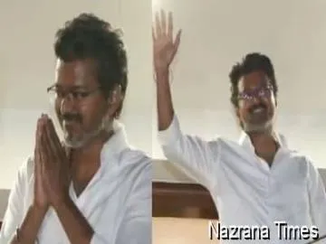 Vijay Makes First Public Appearance After TVK Wins Tamil Nadu Elections, Waves To Fans From Balcony