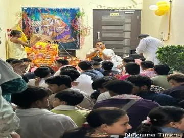 भगवान श्री जगन्नाथ रथ यात्रा के उपलक्ष्य में इस्ककॉन द्वारा निकाली गई 14वीँ भव्य संध्या फेरी में बही भक्ति की धारा