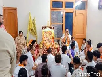भगवान श्री जगन्नाथ जी की 32वीं हरिनाम संध्या फेरी शेराँवाला गेट में भक्तिभाव के साथ संपन्न