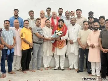 ਚੇਤਨ ਸੂਰੀ ਨੂੰ ਭਾਜਪਾ ਜ਼ਿਲ੍ਹਾ ਪ੍ਰਧਾਨ ਨਿਯੁਕਤ ਕੀਤੇ ਜਾਣ ਤੇ ਵਿਸ਼ਵ ਹਿੰਦੂ ਪ੍ਰੀਸ਼ਦ ਬਜਰੰਗ ਦਲ ਦੇ ਆਗੂਆਂ ਨੇ ਕੀਤਾ ਸਵਾਗਤ