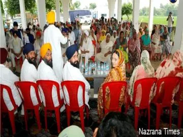 ਪਿੰਡ ਮੋਹਨਪੁਰ ਵਿਖੇ ਸੰਗਤ ਦਰਸ਼ਨ ਦੌਰਾਨ ਲੋਕਾਂ ਨਾਲ ਰੂ-ਬ-ਰੂ ਹੋਏ ਰਮਨਦੀਪ ਕੌਰ ਸ਼ੇਰੋਂ