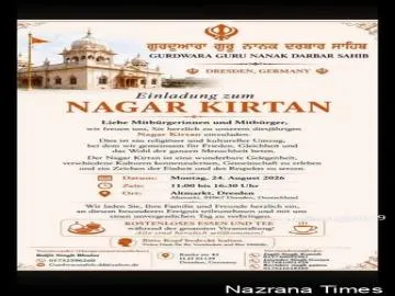 First Nagar Kirtan in Dresden on August 24; Preparations Complete, Great Enthusiasm Among Sangat — Baljit Singh Bhullar