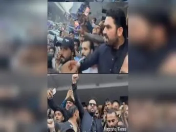 पुलिस से तनाव के बीच लाहौर में PTI अभियान की अगुवाई कर रहे KP के मुख्यमंत्री अफरीदी
