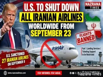 U.S. Sanctions Could Effectively Ground Iranian Airlines Worldwide From September 23, Bessent Says
