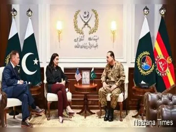 U.S. Afghanistan War Commission Delegation Meets Field Marshal Asim Munir at GHQ