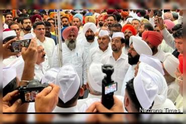 परगट सिंह के पदग्रहण समारोह में सुभाष भार्गव के नेतृत्व में कांग्रेस सेवा दल ने किया ध्वजारोहण