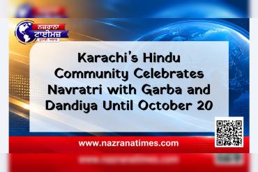 Karachi’s Hindu Community Celebrates Navratri with Garba and Dandiya Until October 20
