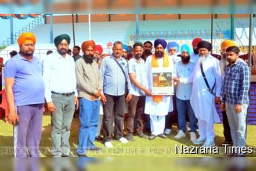 ਚੋਹਲਾ ਸਾਹਿਬ ਹਾਕੀ ਟੂਰਨਾਮੈਂਟ ਵਿੱਚ ਸਹਿਯੋਗ ਲਈ ਅਵਤਾਰ ਸਿੰਘ ਬਿੱਲਾ ਸ਼ੇਰੋਂ ਦਾ ਵਿਸ਼ੇਸ਼ ਸਨਮਾਨ