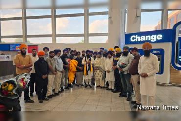 Jathedar Giani Kuldip Singh Gargajj Receives Warm Welcome from Sikh Sangat on Arrival in the UK
