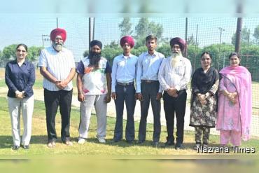 ਬਲਜੀਤ ਮੈਮੋਰੀਅਲ ਸਕੂਲ ਕਾਹਲਵਾਂ ਦੇ ਦੋ ਵਿਦਿਆਰਥੀਆਂ ਦੀ ਸਟੇਟ ਪੱਧਰ ਲਈ ਚੋਣ