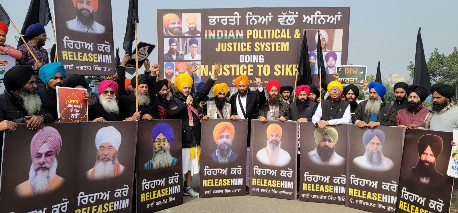 ਸਿੱਖ ਨੌਜਵਾਨ ਜਥੇਬੰਦੀਆਂ ਨੇ ਗਣਤੰਤਰ ਦਿਵਸ ਨੂੰ ਕਾਲ਼ੇ ਦਿਨ ਵਜੋਂ ਮਨਾਇਆ