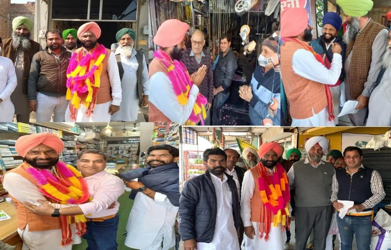 ਭੋਲਾ ਸਿੰਘ ਬਰਾੜ ਨੇ ਬਾਘਾਪੁਰਾਣਾ ਸ਼ਹਿਰ ਦੇ ਹਰ ਘਰ ਅਤੇ ਦੁਕਾਨ ਦਾ ਬੂਹਾ ਖਟਕਾਇਆ