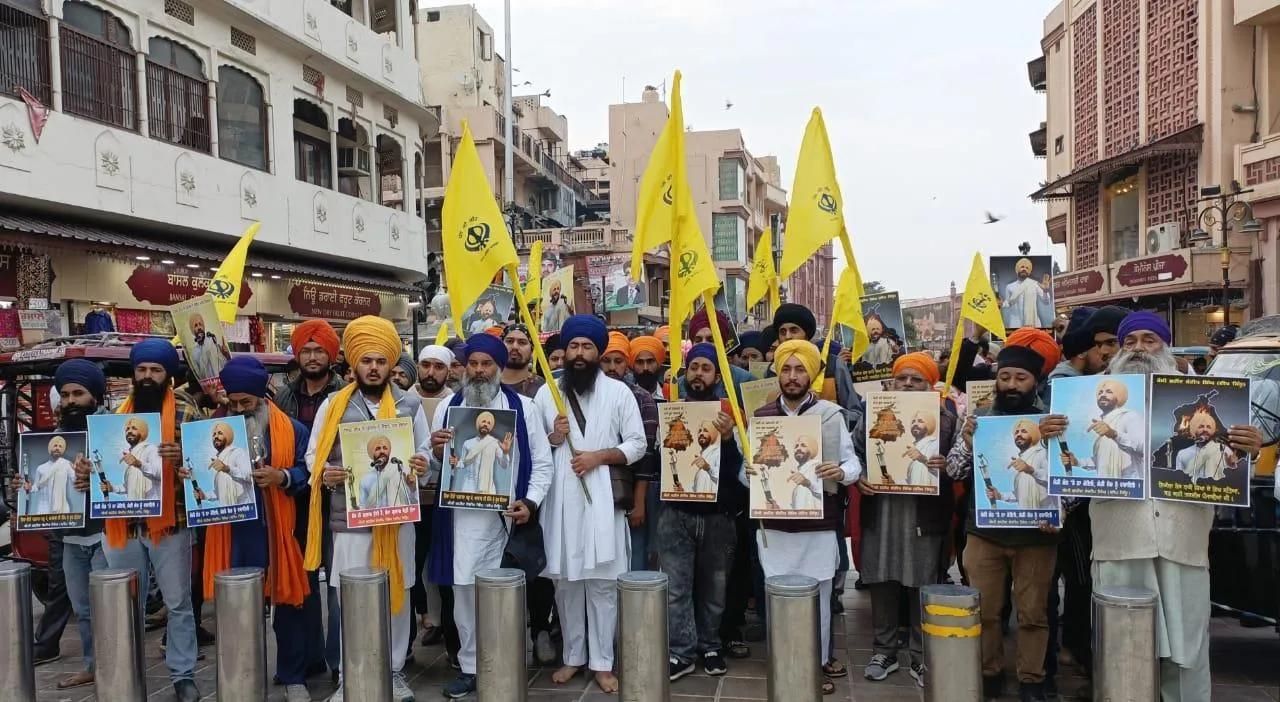 ਸਿੱਖ ਨੌਜਵਾਨ ਜਥੇਬੰਦੀਆਂ ਵੱਲੋਂ ਦੀਪ ਸਿੱਧੂ ਦੀ ਯਾਦ 'ਚ ਸੰਤੋਖਸਰ ਤੋਂ ਅਕਾਲ ਤਖ਼ਤ ਤੱਕ ਸ਼ਰਧਾਂਜਲੀ ਮਾਰਚ