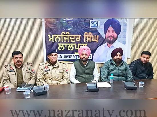 ਹਲਕਾ ਖਡੂਰ ਸਾਹਿਬ ਦੀਆਂ ਪੰਚਾਇਤਾਂ ਕਿਸੇ ਵੀ ਨਸ਼ਾ ਵੇਚਣ ਵਾਲੇ ਦੇ ਮਗਰ ਥਾਣੇ ਨਹੀਂ ਜਾਣਗੀਆਂ- ਐਮ.ਐਲ.ਏ ਲਾਲਪੁਰਾ
