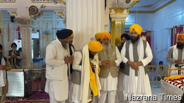 ਜਥੇਦਾਰ ਗਿਆਨੀ ਕੁਲਦੀਪ ਸਿੰਘ ਗੜਗੱਜ ਗੁਰਦੁਆਰਾ ਸ੍ਰੀ ਬੇਰ ਸਾਹਿਬ ਵਿਖੇ ਨਤਮਸਤਕ