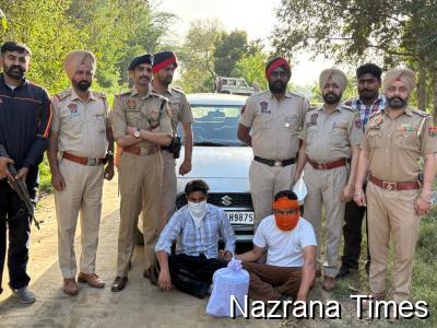 PUNJAB POLICE BUSTS CROSS-BORDER DRUG CARTEL; TWO HELD WITH 6KG HEROIN