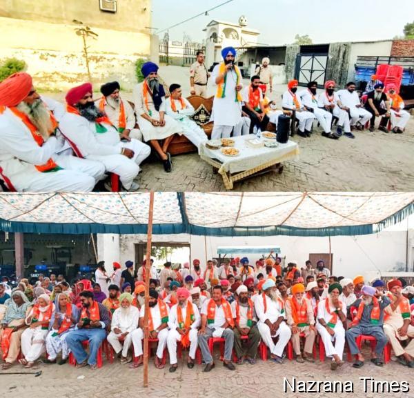 ਪਿੰਡ ਵਰਿਆਂਹ ਪੁਰਾਣੇ ਵਿਖੇ ਸਾਬਕਾ ਸਰਪੰਚਾਂ ਸਮੇਤ ਅਨੇਕਾਂ ਪਰਿਵਾਰ ਭਾਜਪਾ ਵਿੱਚ ਸ਼ਾਮਲ