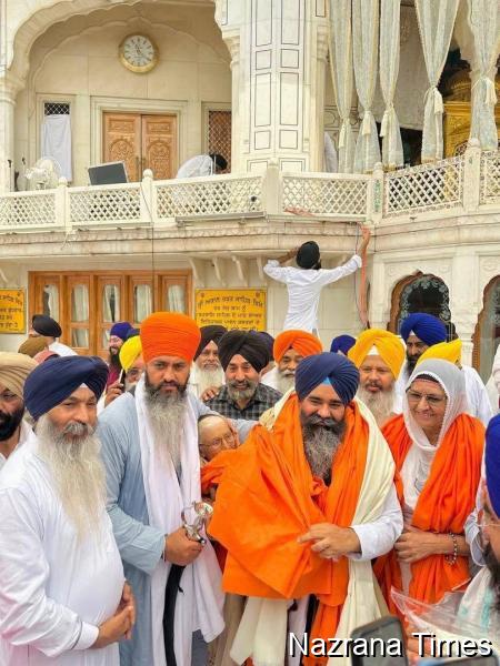 ਭਾਈ ਹਰਪਾਲ ਸਿੰਘ ਜੀ ਨੂੰ ਸਨਮਾਨਿਤ ਕਰਨ ਦਾ ਭਾਈ ਖੋਸੇ ਵੱਲੋਂ ਸਵਾਗਤ