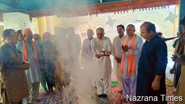 Religious Harmony Shines as Hindu Devotees Observe Baba Bankhandi Maharaj Anniversary in Sukkur