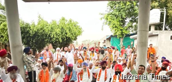 ਜ਼ਿਲ੍ਹਾ ਪ੍ਰਧਾਨ ਸੰਧੂ ਦੀ ਅਗਵਾਈ ਹੇਠ ਪਿੰਡ ਮਾਣਕਪੁਰ ਦੇ ਨੰਬਰਦਾਰ ਸਮੇਤ ਸੈਂਕੜੇ ਲੋਕ ਭਾਜਪਾ ਵਿੱਚ ਸ਼ਾਮਲ