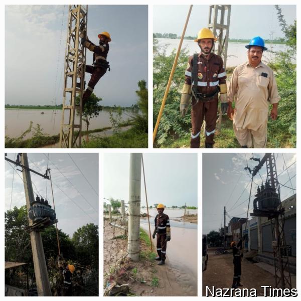 गुजरांवाला बाढ़ प्रभावित क्षेत्रों में GEPCO ने 95% बिजली बहाल की
