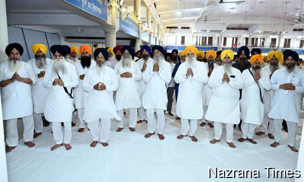ਸ਼੍ਰੋਮਣੀ ਕਮੇਟੀ ਮੁਲਾਜ਼ਮਾਂ ਵੱਲੋਂ ਪੰਜਾਬ ਦੀ ਸੁੱਖ ਸ਼ਾਂਤੀ ਅਤੇ ਸਰਬੱਤ ਦੇ ਭਲੇ ਲਈ ਸ੍ਰੀ ਅਖੰਡ ਪਾਠ ਸਾਹਿਬ ਦੇ ਭੋਗ ਪਾਏ