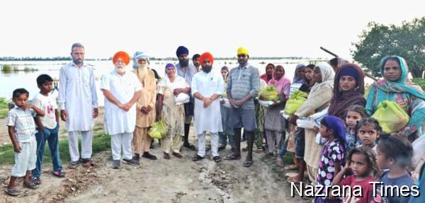 ਜ਼ਿਲ੍ਹਾ ਪ੍ਰਧਾਨ ਜੱਗੀ ਚੋਹਲਾ ਵਲੋਂ ਹੜ੍ਹ ਪੀੜਤ ਪਰਿਵਾਰਾਂ ਨੂੰ ਰਾਸ਼ਨ ਦੀ ਵੰਡ