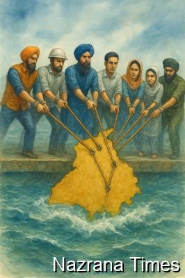  ਦੁਨੀਆ ਦੇ ਲੋਕੋ ਦੇਖੋ ਸਾਡਾ ਮੁਸੀਬਤਾਂ ਵਿਚ ਜੇਰਾ  ਪੰਜਾਬ ਜ਼ਖਮੀ ਹੈ ਪਰ ਹਾਰਿਆ ਨਹੀਂ 
