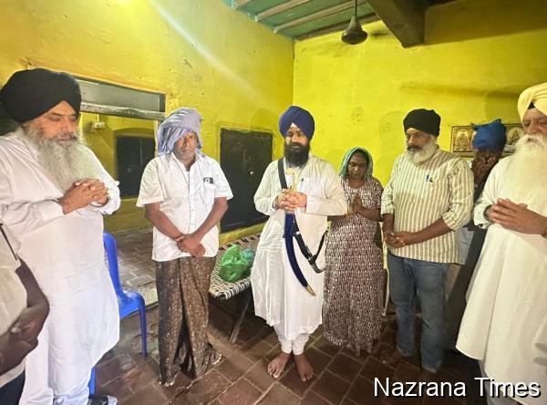 अकाल तख्त साहिब के जत्थेदार ने तमिलनाडु में जाति आधारित ऑनर किलिंग के पीड़ित परिवार से मुलाकात की