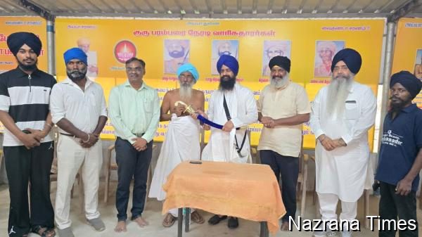 ਸ੍ਰੀ ਅਕਾਲ ਤਖ਼ਤ ਸਾਹਿਬ ਦੇ ਜਥੇਦਾਰ ਨੇ ਕੰਨਿਆਕੁਮਾਰੀ ਦੇ ਸਵਾਮੀਥੋਪੂ ਵਿੱਚ ਅੱਯਾਵਲ਼ੀ ਮੁਖੀ ਨਾਲ ਕੀਤੀ ਮੁਲਾਕਾਤ