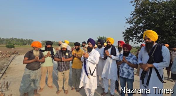 On occasion of Joti Jot Diwas of First Sikh Guru, at Kartarpur Sahib Corridor, Jathedar Gargajj offers Ardas for reopening of corridor, for resumption of Sikh jathas and for Punjab’s prosperity