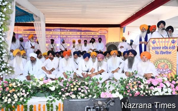ਗੁਰੂ ਤੇਗ ਬਹਾਦਰ ਜੀ ਦੀ 350ਵੀਂ ਸ਼ਹੀਦੀ ਸ਼ਤਾਬਦੀ: ਗੁਰਦੁਆਰਾ ਸਾਹਿਬ ਪਾਤਸ਼ਾਹੀ ਨੌਵੀਂ ਹੰਡਿਆਇਆ ਵਿਖੇ ਵਿਸ਼ਾਲ ਸਮਾਗਮ