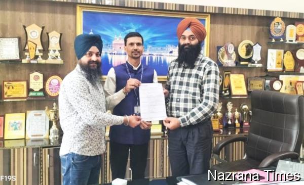 ਖਾਲਸਾ ਕਾਲਜ ਚੋਹਲਾ ਸਾਹਿਬ ਵੱਲੋਂ ਆਈਸੀਟੀ ਅਕੈਡਮੀ ਜੰਮੂ ਨਾਲ ਅਕਾਦਮਿਕ ਐਮਓਯੂ