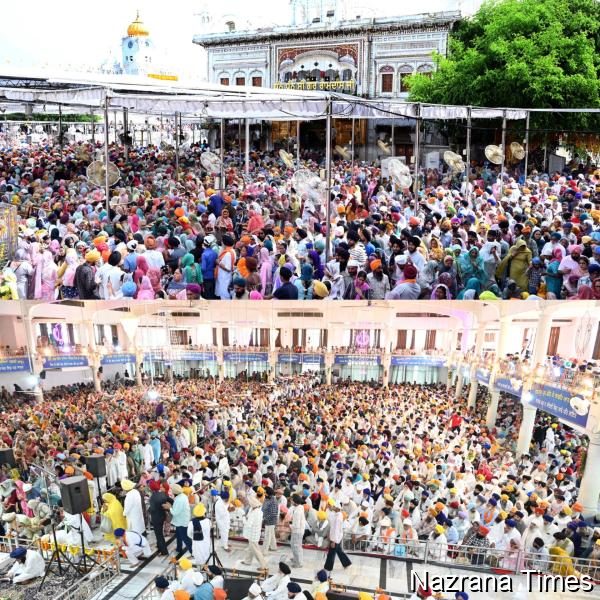 ਚੌਥੇ ਪਾਤਸ਼ਾਹ ਜੀ ਦੇ ਪ੍ਰਕਾਸ਼ ਪੁਰਬ ਮੌਕੇ ਸੱਚਖੰਡ ਸ੍ਰੀ ਹਰਿਮੰਦਰ ਸਾਹਿਬ ਵਿਖੇ ਲੱਖਾਂ ਸੰਗਤਾਂ ਹੋਈਆਂ ਨਤਮਸਤਕ