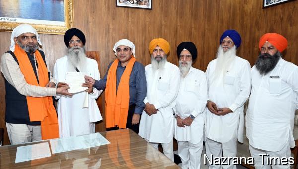 ਇੰਡੀਆ ਇਸਲਾਮਿਕ ਕਲਚਰ ਸੈਂਟਰ ਦਿੱਲੀ ਵੱਲੋਂ ਸ਼੍ਰੋਮਣੀ ਕਮੇਟੀ ਪ੍ਰਧਾਨ ਨੂੰ ਹੜ੍ਹ ਪੀੜਤਾਂ ਲਈ 11 ਲੱਖ ਰੁਪਏ ਭੇਟ