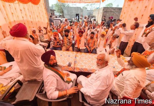 ਪਿੰਡ ਮੱਜੂਪੁਰ ਵਿਖੇ ਭਾਜਪਾ ਉਮੀਦਵਾਰ ਹਰਜੀਤ ਸਿੰਘ ਸੰਧੂ ਦੇ ਹੱਕ ਵਿੱਚ ਲੋਕਾਂ ਨੇ ਜਿਤਾਇਆ ਵੱਡੀ ਜਿੱਤ ਦਾ ਵਿਸ਼ਵਾਸ਼