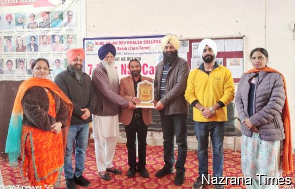 ਖਾਲਸਾ ਕਾਲਜ ਚੋਹਲਾ ਸਾਹਿਬ ਵਿਖੇ ਸੱਤ ਰੋਜ਼ਾ ਐਨਐੱਸਐੱਸ ਕੈਂਪ 'ਸਮਾਜ ਸੇਵਾ' ਦਾ ਵਾਅਦਾ ਕਰਦਾ ਯਾਦਗਾਰੀ ਹੋ ਨਿੱਬੜਿਆ