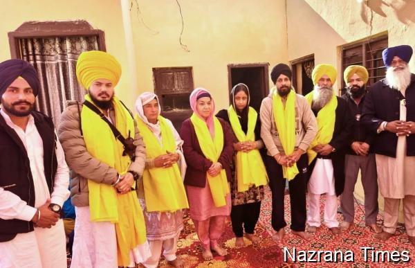 ਸਿੱਖ ਯੂਥ ਫੈਡਰੇਸ਼ਨ ਭਿੰਡਰਾਂਵਾਲਾ ਅਤੇ ਅਕਾਲੀ ਦਲ ਵਾਰਿਸ ਪੰਜਾਬ ਦੇ ਵੱਲੋਂ ਸ਼ਹੀਦ ਸਤਨਾਮ ਸਿੰਘ ਚੰਗਿਆੜਾ ਤੇ ਸ਼ਹੀਦ ਸਤਨਾਮ ਸਿੰਘ ਛੀਨਾ ਦੇ ਪਰਿਵਾਰਾਂ ਦਾ ਸਨਮਾਨ