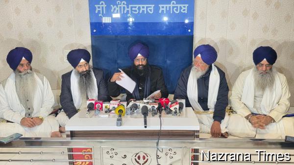 ਸ੍ਰੀ ਅਕਾਲ ਤਖ਼ਤ ਸਾਹਿਬ ਵਿਖੇ ਪੰਜ ਸਿੰਘ ਸਾਹਿਬਾਨ ਦੀ ਇਕੱਤਰਤਾ ’ਚ 328 ਪਾਵਨ ਸਰੂਪਾਂ, ਫ਼ਿਲਮਾਂ ਤੇ ਗ਼ੈਰ-ਗੁਰਦੁਆਰਾ ਥਾਵਾਂ ’ਤੇ ਅਨੰਦ ਕਾਰਜ ਸਬੰਧੀ ਕੀਤੇ ਗਏ ਅਹਿਮ ਫੈਸਲੇ