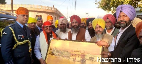 ਰਾਜਪਾਲ ਗੁਲਾਬ ਚੰਦ ਕਟਾਰੀਆ ਦਾ ਵਿਧਾਨ ਸਭਾ ਹਲਕਾ ਖਡੂਰ ਸਾਹਿਬ ਵਿਖੇ ਪਹੁੰਚਣ 'ਤੇ ਜ਼ਿਲ੍ਹਾ ਪ੍ਰਧਾਨ ਹਰਜੀਤ ਸਿੰਘ ਸੰਧੂ ਵਲੋਂ ਭਰਵਾਂ ਸਵਾਗਤ