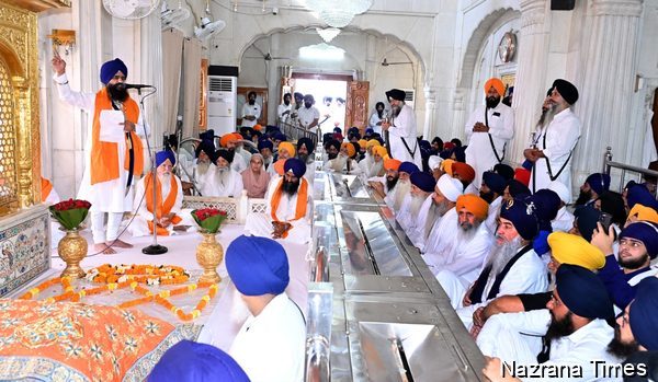 ਸ੍ਰੀ ਅਕਾਲ ਤਖ਼ਤ ਸਾਹਿਬ ਵਿਖੇ ਜੂਨ 1984 ਦੇ ਸ਼ਹੀਦਾਂ ਦੀ ਯਾਦ ਵਿਚ ਸ਼ਹੀਦੀ ਸਮਾਗਮ ਆਯੋਜਤ