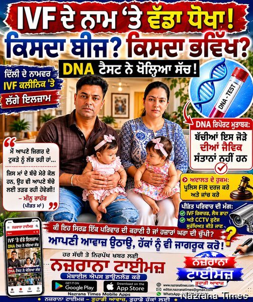 ਸੰਤਾਨ ਦੀ ਆਸ ਤੋਂ ਸਦਮੇ ਤੱਕ : ਇੱਕ ਦਰਦਨਾਕ ਮਾਮਲਾ