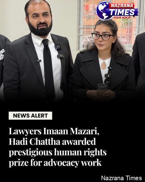 Jailed Pakistani Human Rights Lawyers Honoured with Prestigious International Award