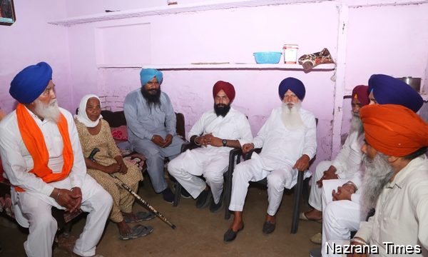 ਬਿੱਲਾ ਸ਼ੇਰੋਂ ਵਲੋਂ ਚੋਹਲਾ ਸਾਹਿਬ ਤੇ ਚੰਬਾ ਕਲਾਂ ਵਿਖੇ ਮ੍ਰਿਤਕਾਂ ਦੇ ਪਰਿਵਾਰਾਂ ਨਾਲ ਦੁੱਖ ਸਾਂਝਾ