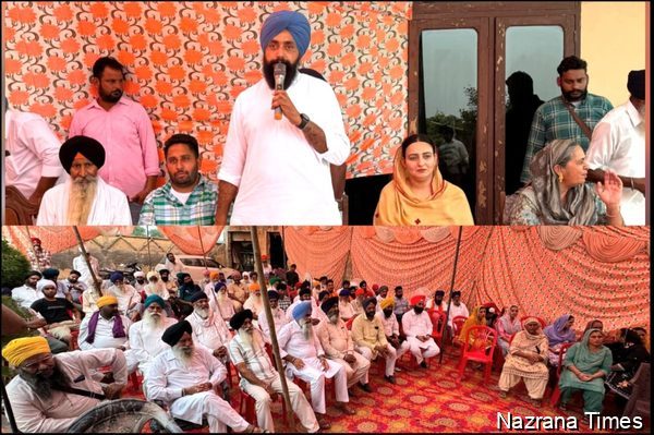 ਹਲਕਾ ਇੰਚਾਰਜ ਰਮਨਦੀਪ ਕੌਰ ਤੇ ਬਿੱਲਾ ਸ਼ੇਰੋਂ ਨੇ ਪਿੰਡ ਵੇਈਂਪੁਈਂ ਵਿਖੇ ਅਕਾਲੀ ਵਰਕਰਾਂ ਨਾਲ਼ ਕੀਤੀ ਵਰਕਰ ਮਿਲਣੀ