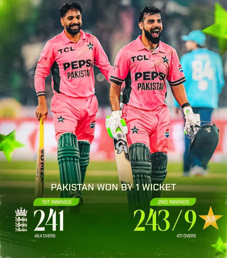 ENGLAND V/S PAKISTAN