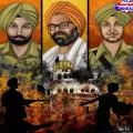 31  ਅਤਕਤੂਬਰ  1984 -ਪਾਪਣ ਇੰਦਰਾ ਗਾਂਧੀ ਨੂੰ ਸਤਵੰਤ ਸਿੰਘ ਅਤੇ ਬੇਅੰਤ ਸਿੰਘ ਖਾਲਸਾ ਨੇ ਸੋਧਾ  ਲਾ ਕੇ ਮੌਤ ਦੀ ਗੱਡੀ ਚੜਾਇਆ...
